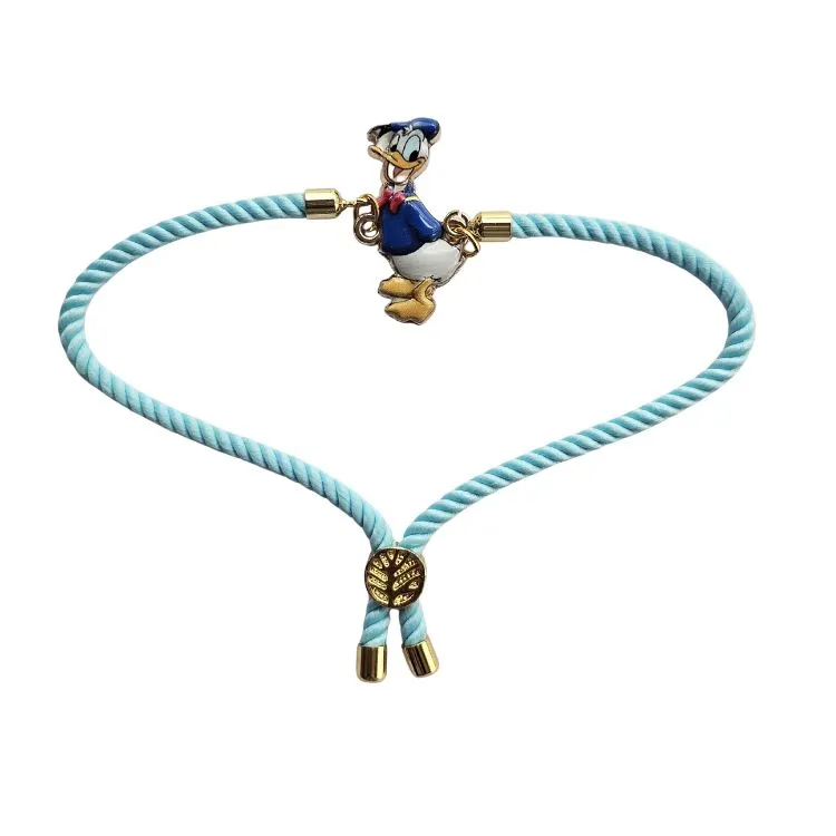 Cute Donald Duck Metal Rakhi